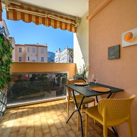 "Charmant Studio" Plein Centre, Calme, Terrasse 芒通 外观 照片