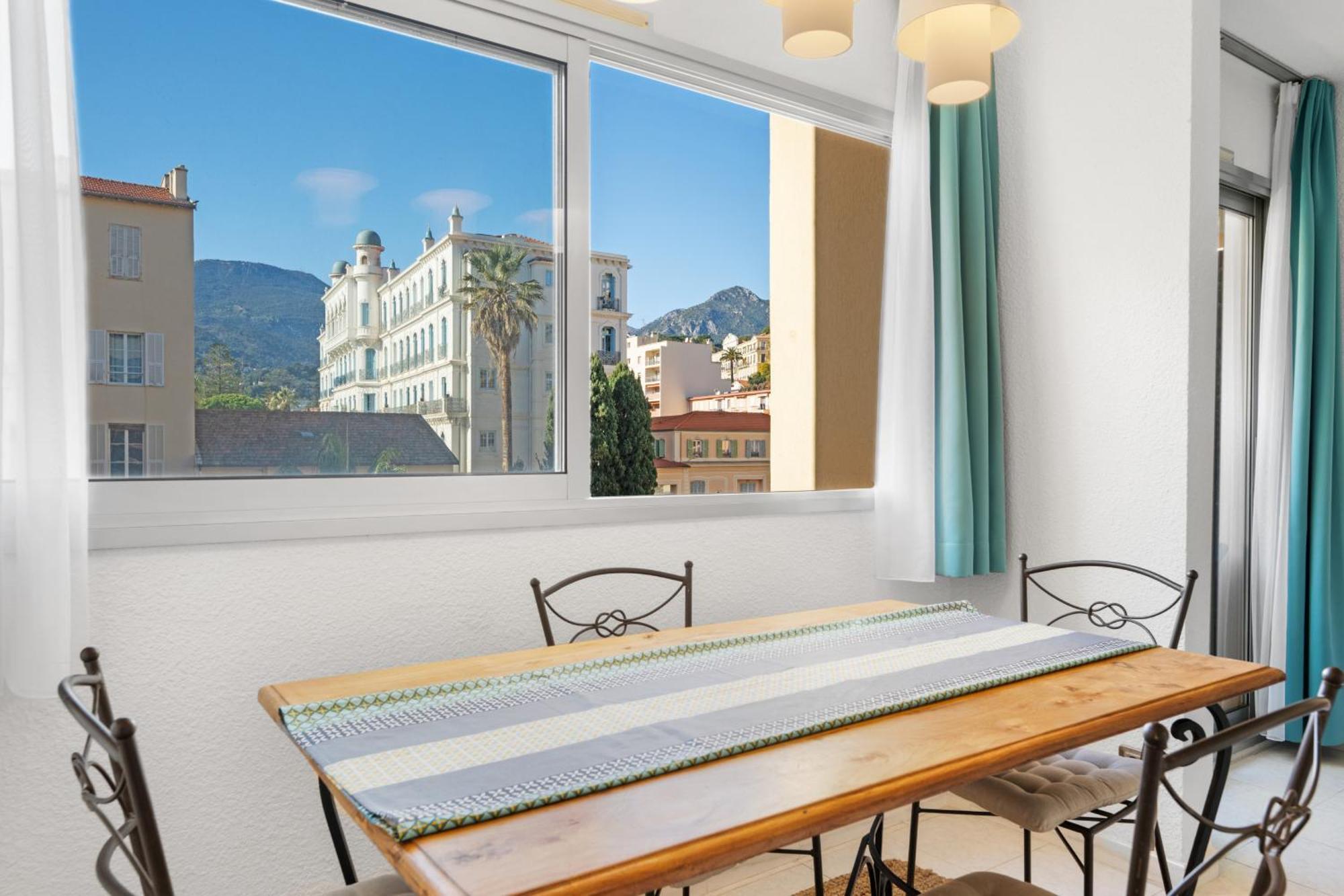"Charmant Studio" Plein Centre, Calme, Terrasse 芒通 外观 照片